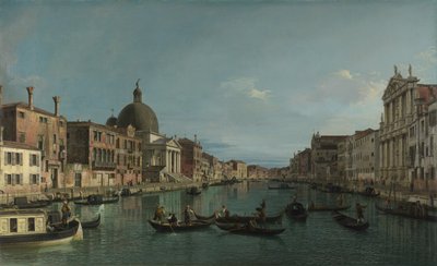 Venise - Le Grand Canal avec S. Simeone Piccolo - Giovanni Antonio Canal